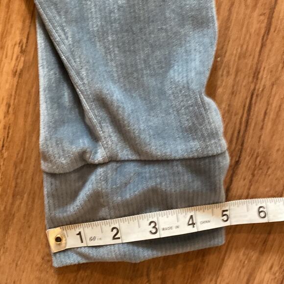 Hurley Girl’s Gray Blue Velour Stretchy Jogger Pants Sz Lg Girls Polyester - Picture 10 of 10